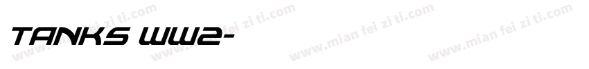 tanks WW2字体转换